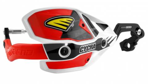 Cycra Ultra Probend CRM Handguards Red/White 7/8ths